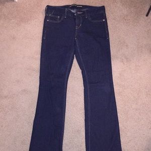 Express jeans barely boot Stella low rise 2S